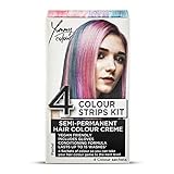 Stargazer Products Semi-permanentes Haarfärbemittel-Streifen-Kit in 4 Farbtönen'Yummy Colour' - Pastell, 40 ml