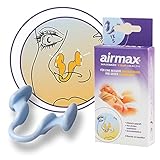 AIRMAX® Classic Nasenspreizer - Nasendilatator für eine bessere Nasenatmung - spreizt die Nasenflügel - mit Aufbewahrungsdose (Größe S)