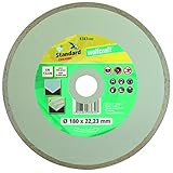 Wolfcraft 8383000 Diamant-Trennscheibe, mit geschlossenem Rand Ø 180 x 22, 2