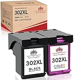 Toner Kingdom Wiederaufbereitet für HP 302XL 302 Tintenpatronen Ersatz für HP DeskJet 1110 2130 3630 Envy 4520 4522 4523 4524 Officejet 3830 3831 4650 4652 4654 5220 5230 (1 Schwarz 1 Farbe)
