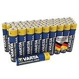 VARTA Industrial Batterie AAA Micro Alkaline Batterien LR03 - 40er Pack, Made in Germany, umweltschonende Verpackung