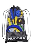 HUDORA Strandspiel-Set, 11-teilig - Beachball Beachvolleyball - 77460