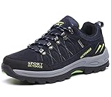 NEOKER Wanderschuhe Trekking Schuhe Herren Damen Sports Outdoor Hiking Sneaker Blau 39