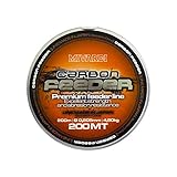 Mivardi Feederschnur 200 m Carbon Schnur (0,205 mm)