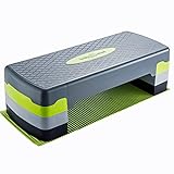 Body & Mind® Aerobic Steppbrett Elite 3-Stufen Stepper Step-Bench mit gratis Anti-Rutsch-Matte