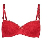 Hunkemöller Damen Vorgeformter Bügel-BH Maya, Tango Red, 70D