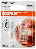 Osram 7515-02B Original Line Halogenlampen 12 V W21/5 W, Set Of 2