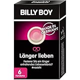 Billy Boy Länger Lieben Kondome, Transparent, 6 Stück
