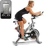 BH Fitness Uni Mkt Jet H9158RF Indoor Bike, Indoor Cycle, Silber Grau/Gelb, One Size