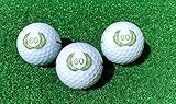 LL-Golf ® 3er Set 60er Geburtstags Golfbälle mit Happy Birthday Motiv in Geschenkbox/Golf Geburtstagsgeschenk/Golfgeschenk