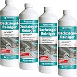 4 x HOTREGA Dachziegel-Reiniger 1000ml Flasche