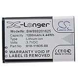 vhbw Akku kompatibel mit Garmin 010-01055-15, 010-02184-01 Bluetooth GPS Empfänger (1200mAh, 3,7V, Li-Ion)