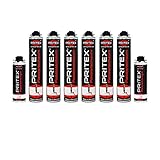 Bauschaum Set 6 x 750ml Pistolenschaum inkl. 2 Pistolenreiniger 500ml PU Schaum Montageschaum