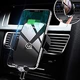 USAMS Qi Handy Halterung für Auto, Wireless Charger Kfz Handyhalterung Lüftung, Induktion Autohalterung Induktiv Ladestation für iPhone XS Max/XR/X/8 Plus, Samsung Galaxy S9+/S8/S7/S6 Edge/Note 8/5