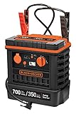 Black + Decker JS700TKCB Starter + Kompressor 350A mit Tasche, 12V für Auto Black and Decker