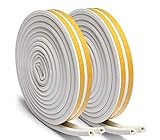 Adkwse Dichtungsband für Türen, Türen Dichtung D-Profil Gummidichtung Fensterspalten Gegen kalte Zugluft, Lärm