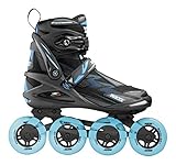 Roces Damen Helium Women TIF Inline Skates, Black-Azure, 38