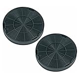 Aktivkohlefilter Kohlefilter rundes Set Dunstabzugshaube wie Typ EFF62 Faber Alternativ Electrolux AEG 9029793578 mit Sättigungsanzeige auch Indesit Ariston C00383473 Whirlpool 484000008674