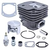 Adefol 52mm Zylinder Kolben Nadellager Kit Für Husqvarna 268 272 272XP 268XP 61 268K Kettensäge
