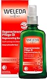 WELEDA Granatapfel Regenerierendes Pflege-Öl, intensives Naturkosmetik Körperöl mit pflanzlichen Ölen für anspruchsvolle Haut, Pflege Öl zur Förderung der Zellerneuerung und Elastizität (1 x 100 ml)
