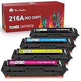 Toner Kingdom 216A (kein Chip) Kompatible Tonerkartuschen Ersatz für HP 216A W2410A W2411A W2412A W2413A für HP Color Laserjet Pro MFP M182n M182nw M183fw HP M155a M155nw (Schwarz Cyan Magenta Gelb)