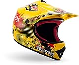 armor HELMETS® AKC-49 „Yellow“ · Kinder Cross-Helm · Motorrad-Helm MX Cross-Helm MTB BMX Cross-Bike Downhill Off-Road Enduro-Helm Moto-Cross Sport · DOT Schnellverschluss Tasche XL (59-60cm)