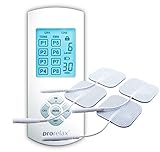 Prorelax TENS+EMS Duo Comfort Gerät- Natürliche Therapie gegen chronische Schmerzen und zum Muskelaufbau, Therapiemodus