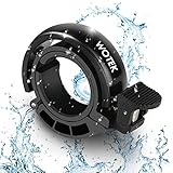 WOTEK Fahrradklingel, Innovative Mini Fahrradglocke Klingel Fahrrad 100dB Klingel laut, Aluminiumlegierung Fhradklingeln O Design Schwarz Fahrradhupe für Bike MTB Mountainbike, 22.2-31.8 mm Lenker