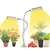 KagoLing LED Pflanzenlampe 100LEDS Wachsen Pflanzenlicht Vollspektrum Grow Lampe Pflanzenleuchte Verstellbarer Schwanenhals 3 Arten von Modus für Blumen Früchte Samen Sukkulenten