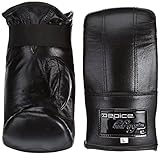 DEPICE Schutzausrüstung Sandsackhandschuhe Leder, Schwarz, L, sa-hc