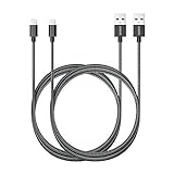 Anker iPhone Ladekabel, Lightning Kabel 2-Pack 1.8m Nylon iPhone Kabel [MFi Zertifiziert] für iPhone XR iPhone 7,iPhone X,iPhone 8,iPhone 6s iPhone 6, iPhone 7, iPhone XS/XS MAX/8 Plus (Grau)
