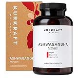 Kurkraft® Original Bio Ashwagandha (240 Kapseln mit je 660mg) - hochdosiert - Echte indische Schlafbeere - Vegan, Laborgeprüft, Deutsche Produktion