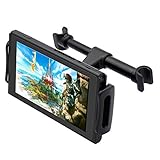 Halterung Auto Kopfstützen für Nintendo Switch, Verstellbarer Universal Autohalterung für Nintendo Switch/iPhone/iPad und Andere Tablets (4'-11')