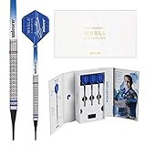 Unicorn 2019 Edition - Gary Anderson World Champion Soft Tip Darts Dartpfeile mit weicher Spitze, blau, 20 g