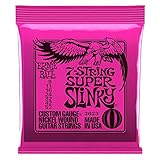 Ernie Ball Super Slinky 7-Saiter Nickel Wunde E-Gitarre Saiten - 9-52 Gauge