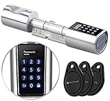 VisorTech Türschloss: Elektronischer Tür-Schließzylinder, Transponder, Code, Bluetooth & App (Elektronisches Schloss)