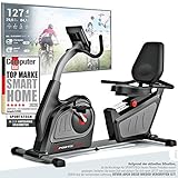 Sportstech ES600 Profi Ergometer | Deutsches Qualitätsunternehmen | Video Events & Multiplayer App | integrierter Stromgenerator & HRC | Pulsgurt optional | Liegeergometer + ergonomischer Sitzkomfort