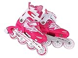 FA Sports SkateGears Kinder Inline-Skates, rosa (girly pink, weiß), S/30-33