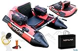 Nomura Belly Boat 170 x 120 x 70 cm inkl. Taschen Netze Pumpe Ruder Boot Transporttasche