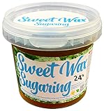 Sweet Wax 24° - Oliv - 449g Natürliche Sugaring Zuckerpaste zur Haarentfernung per Hand. Für bis zu 24° Umgebungstemperaturen. Brazilian Wax zur enthaarung für zuhause.