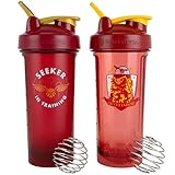 Harry Potter BlenderBottle Shaker-Flasche, 800 ml, 2er-Pack – Seeker in Training und Gryffindor Design