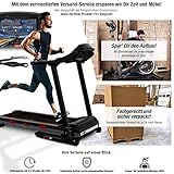 Sportstech F31 Profi Laufband inkl. VORMONTAGE | Deutsches Qualitätsunternehmen | Video Events & Multiplayer App über LCD Monitor | Smartphone kompatibel | 4PS bis 16km/h | Heimtrainer Easy klappbar
