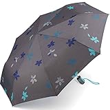 Esprit Taschenschirm Easymatic Light Flower Rain - Excalibur