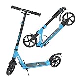 Apollo 200mm Wheel City Scooter - Spectre Pro Luxus City Scooter mit Doppel Federung, City-Roller klappbar und höhenverstellbar, Kickscooter für Erwachsene und Kinder