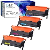 LxTek Kompatibel Toner Ersatz für Samsung 404S CLT-P404C für Xpress SL C430 C430W C480 C480W C480FN C480FW (1 Schwarz/1 Cyan/1 Magenta/1 Gelb, 4-Pack)