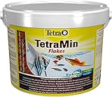 TetraMin Hauptfutter für alle Zierfische in Flockenform, 10 L Eimer