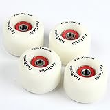 FunTomia 4X Rollen 48mmx35mm für Skateboards inkl. Mach1 Kugellager/Wheels Härtegrad 92A
