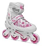Roces Mädchen Inline-skates Compy 8.0, white/Violet, 30-33