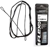 Flexarchery Dacronsehne Stringflex f. Recurvebogen, Sehne schwarz 46-72 Zoll in 10-16 Strang (50 Zoll - 16 Strang)