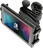 honju Game - Nintendo Switch Autohalterung (Made in Germany) (Vibrationssicher, Zugang zum Ladeanschluss, Keine Behinderung der Abluft, Auch passend für Tablets mit max. 11,5'), 61472